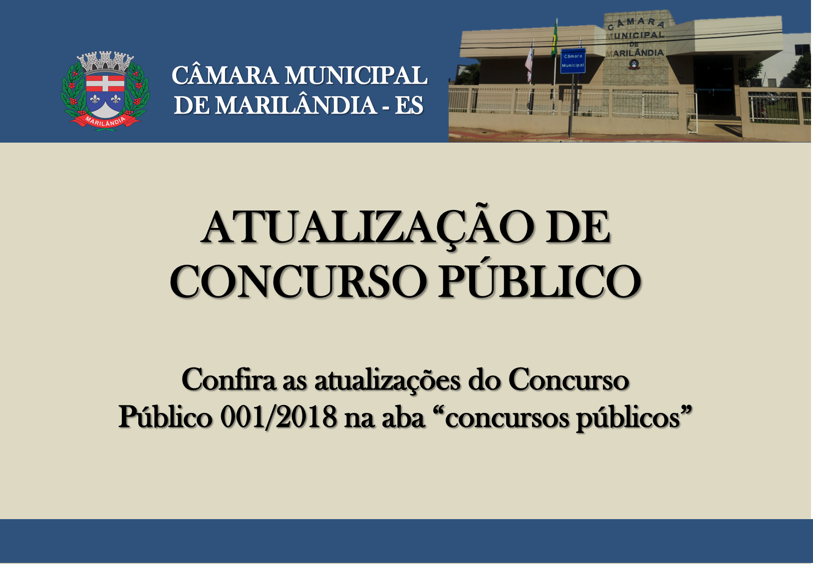 Atualização de concurso público 