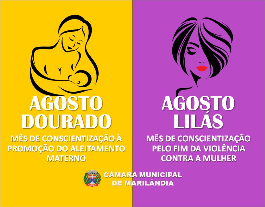 Campanha Agosto: Dourado e Lilás