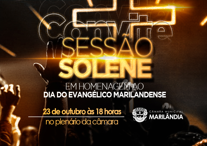 Convite à Sessão Solene