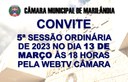 Convite para a próxima sessão