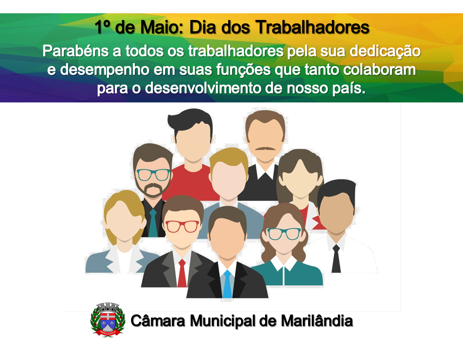 Feliz dia do Trabalhador