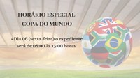 Horário Especial de funcionamento