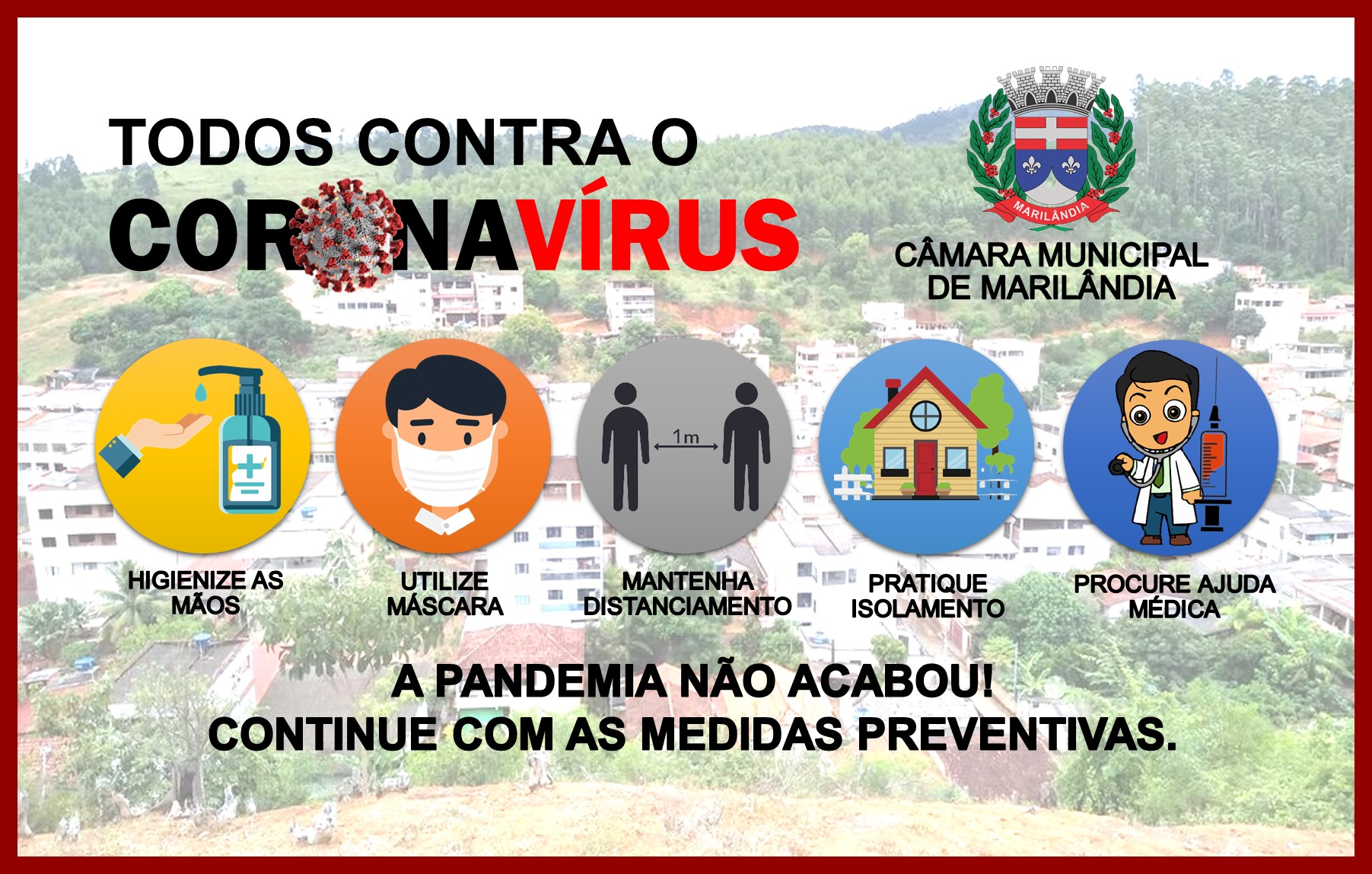 Prevenção à pandemia.