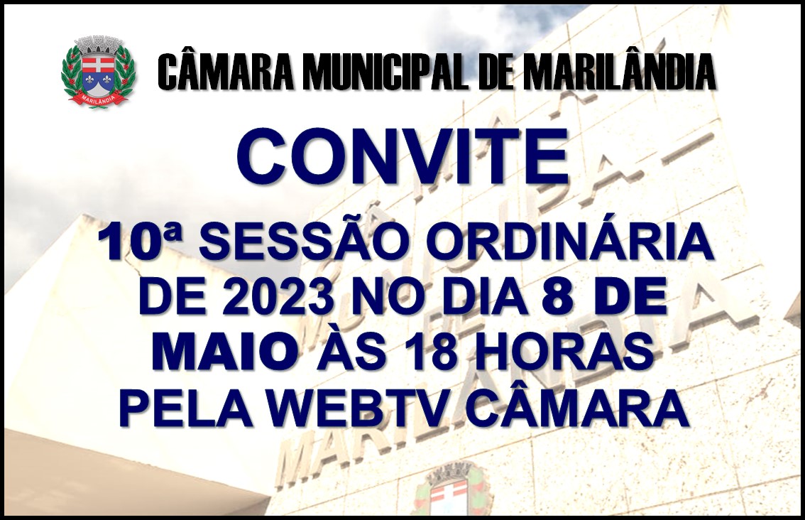 Próxima sessão ordinária