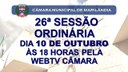 Próxima sessão ordinária