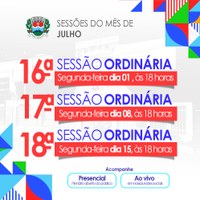 Sessões de julho
